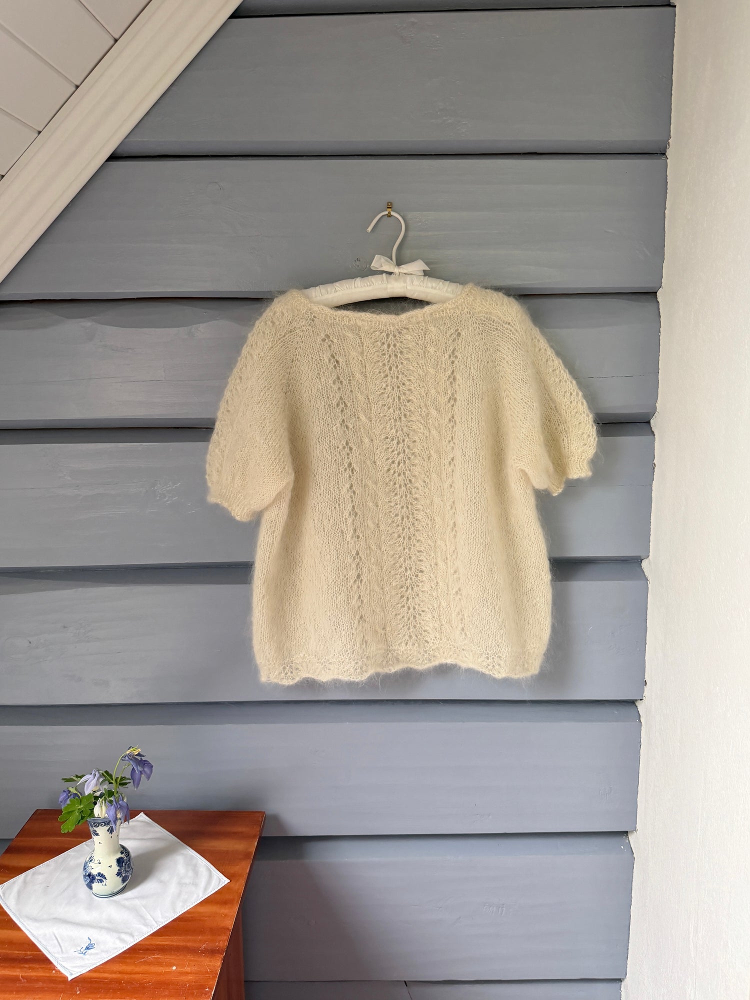 Tilla Sweater Kortarmet Yarn Kit by Milotté