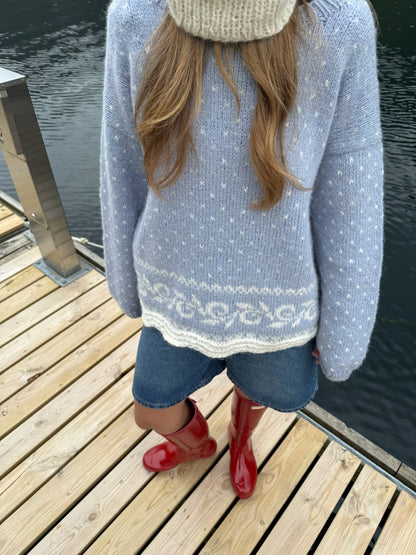 Frej Sweater 2 colors - Yarn kit by Milotté x TheaM