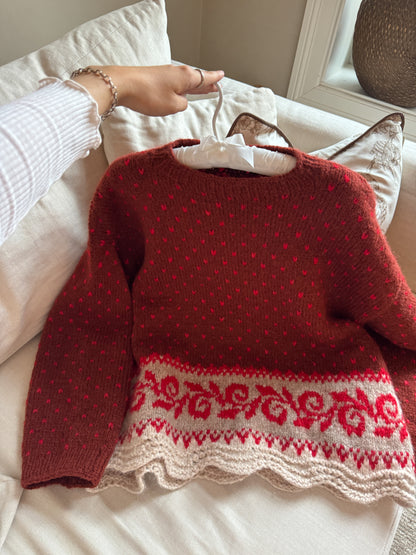 Frej Sweater 3 farger i Puno fra Rauma - Garnpakke by Milotté x TheaM
